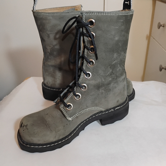 John Fluevog Moto Combat boots Size 7.5 - Picture 13 of 15